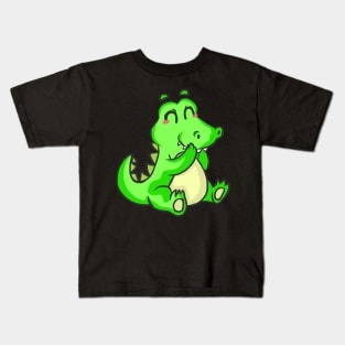 Crocodile animal motif alligator animal welfare for children Kids T-Shirt